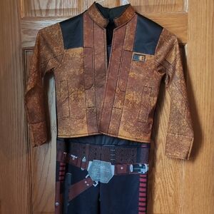 Star Wars Kids Han Solo Costume in Brown and Black Size 8-10